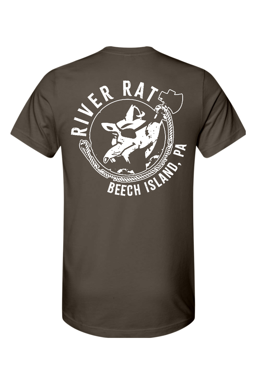 Beech Island River Rat Front & Back Bella + Canvas Jersey Tee