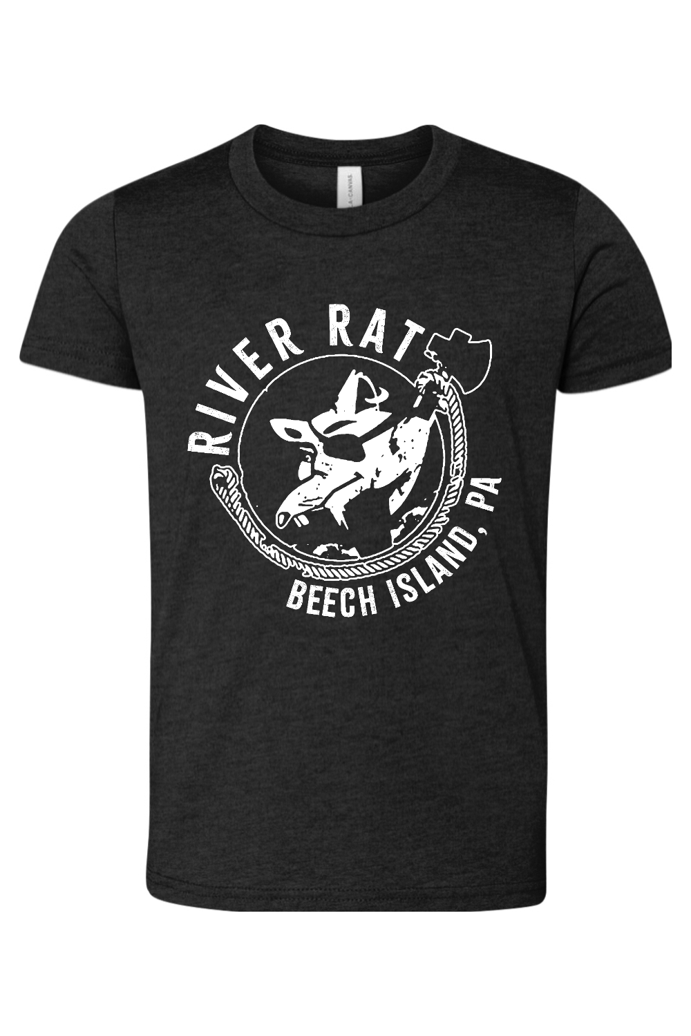 Beech Island River Rat Youth BELLA + CANVAS CVC Unisex Jersey Tee