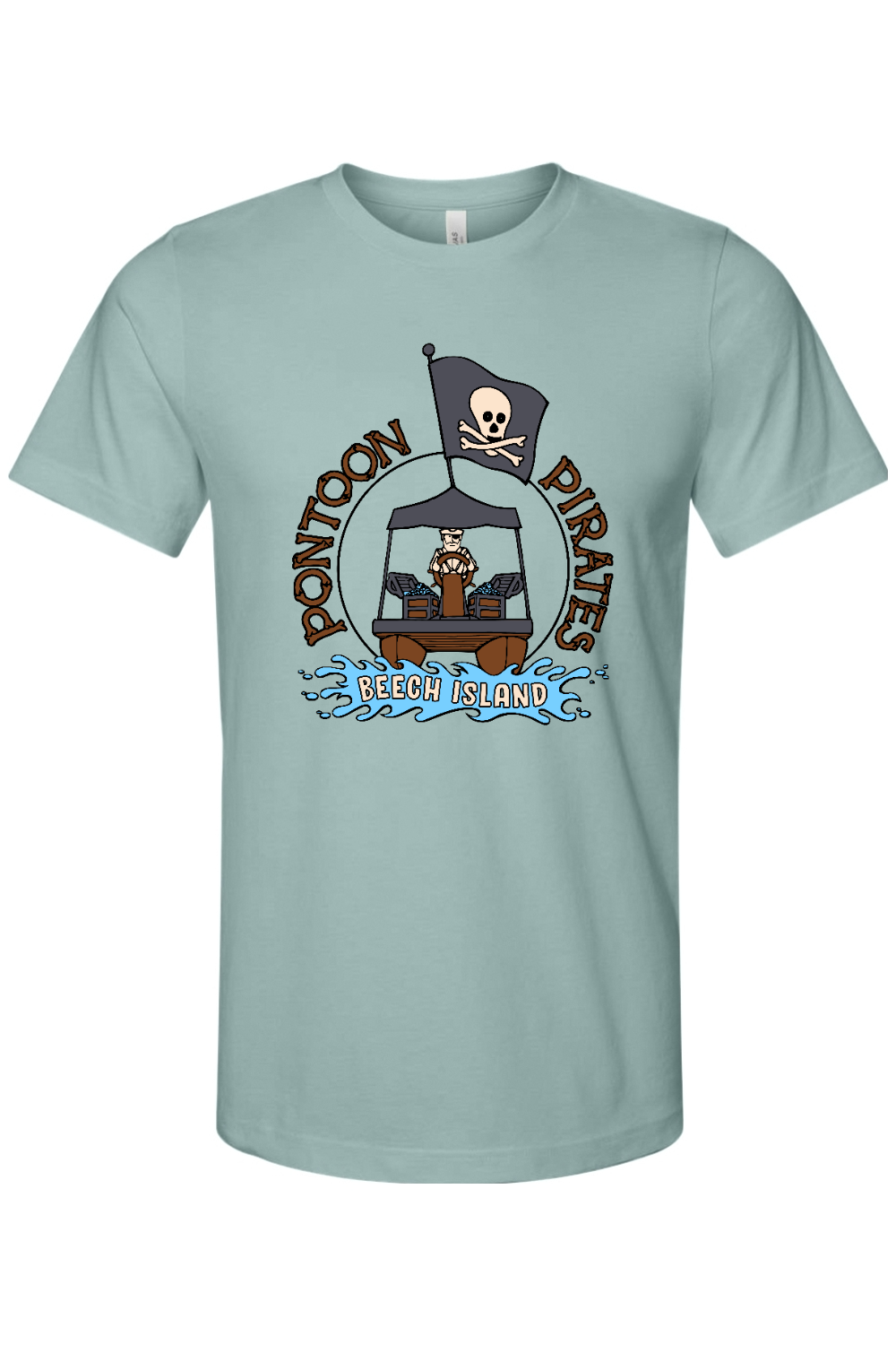 Pontoon Pirates Bella + Canvas Jersey Tee