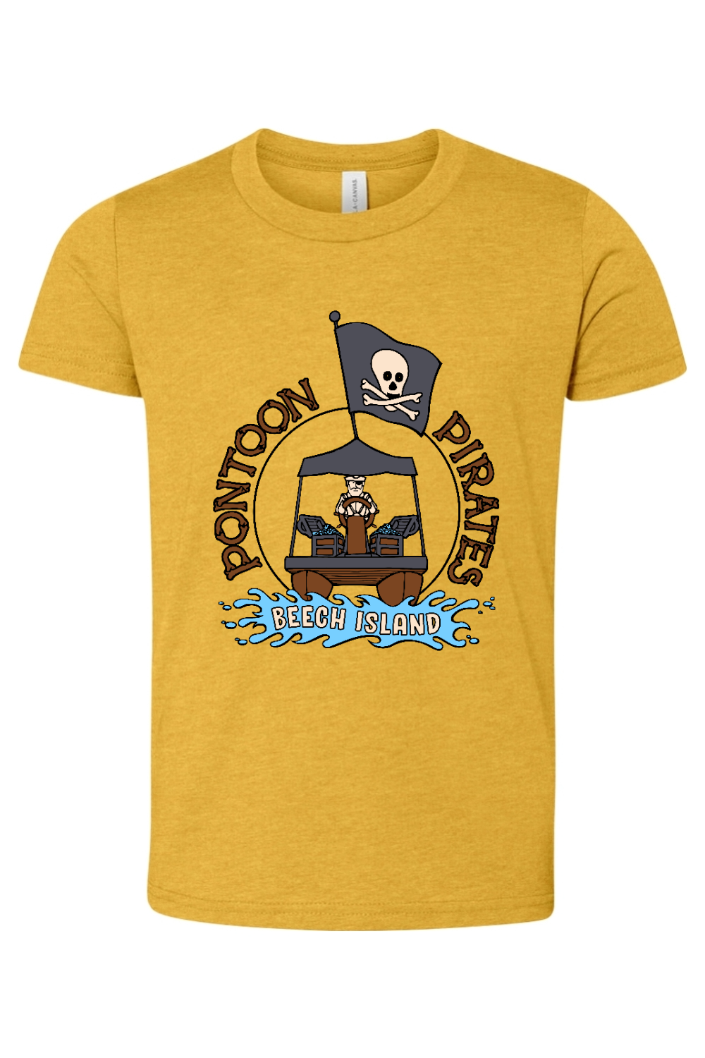 Beech Island Pontoon Pirates Youth BELLA + CANVAS CVC Unisex Jersey Tee