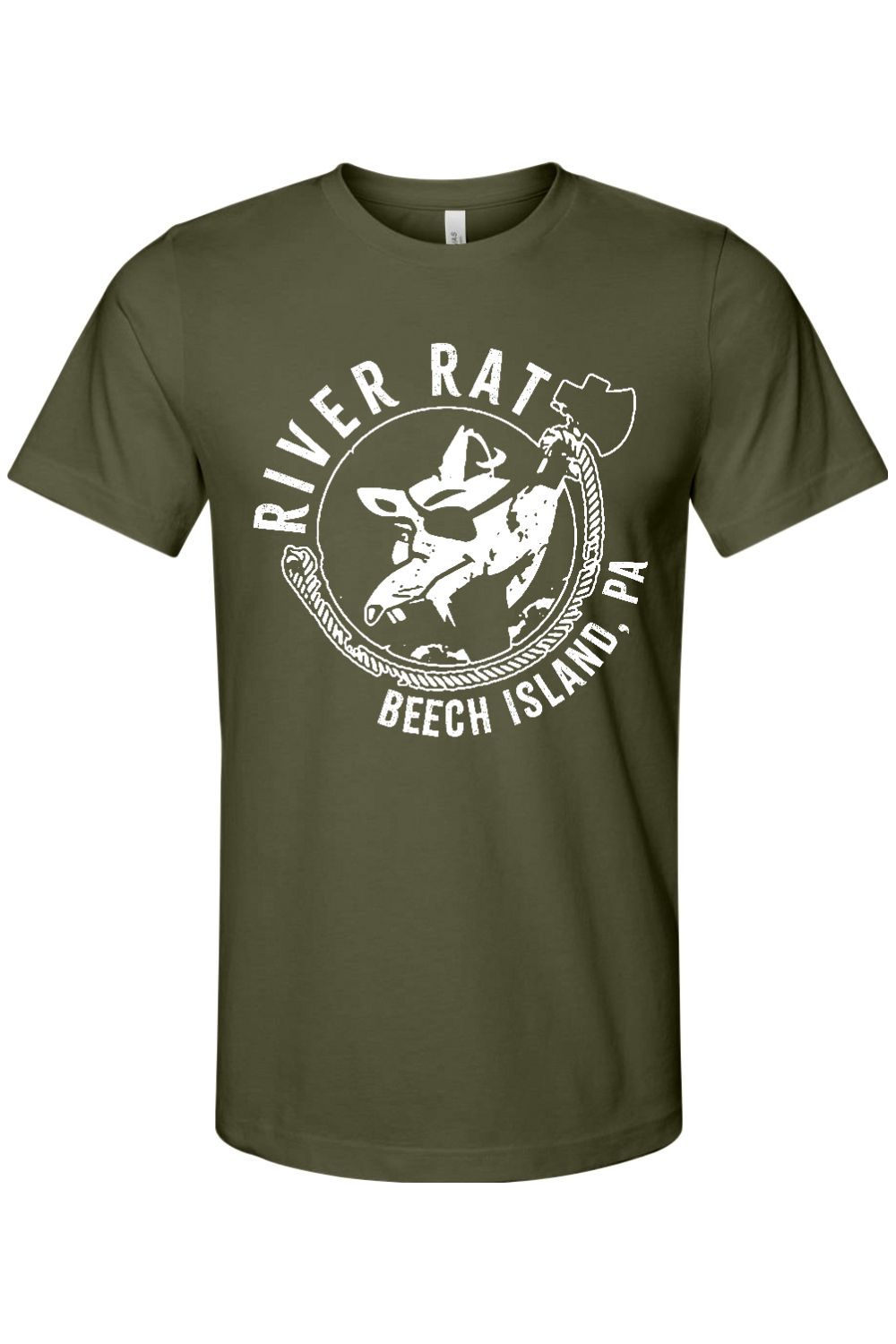 Beech Island River Rat Bella + Canvas Jersey Tee