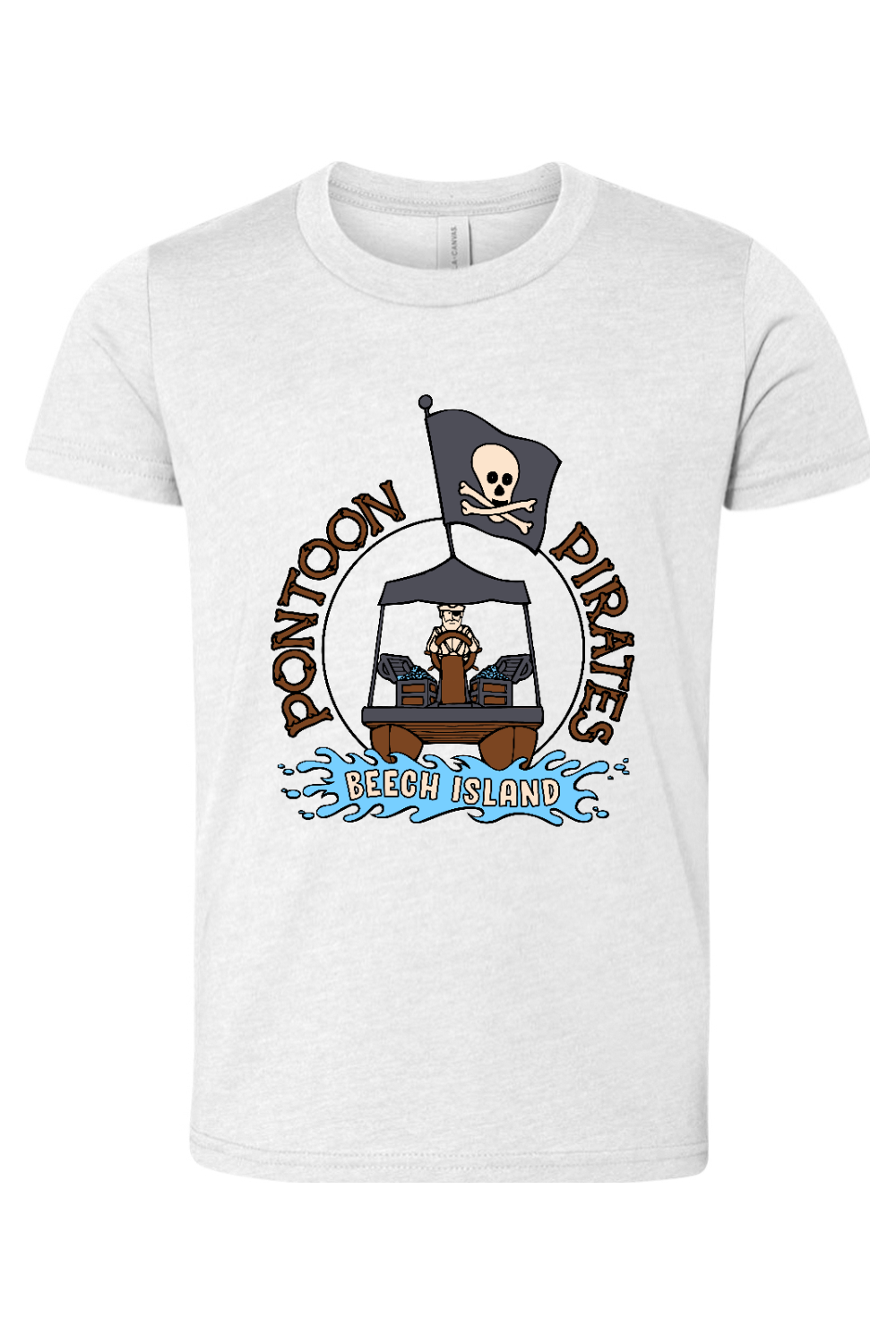 Beech Island Pontoon Pirates Youth BELLA + CANVAS CVC Unisex Jersey Tee