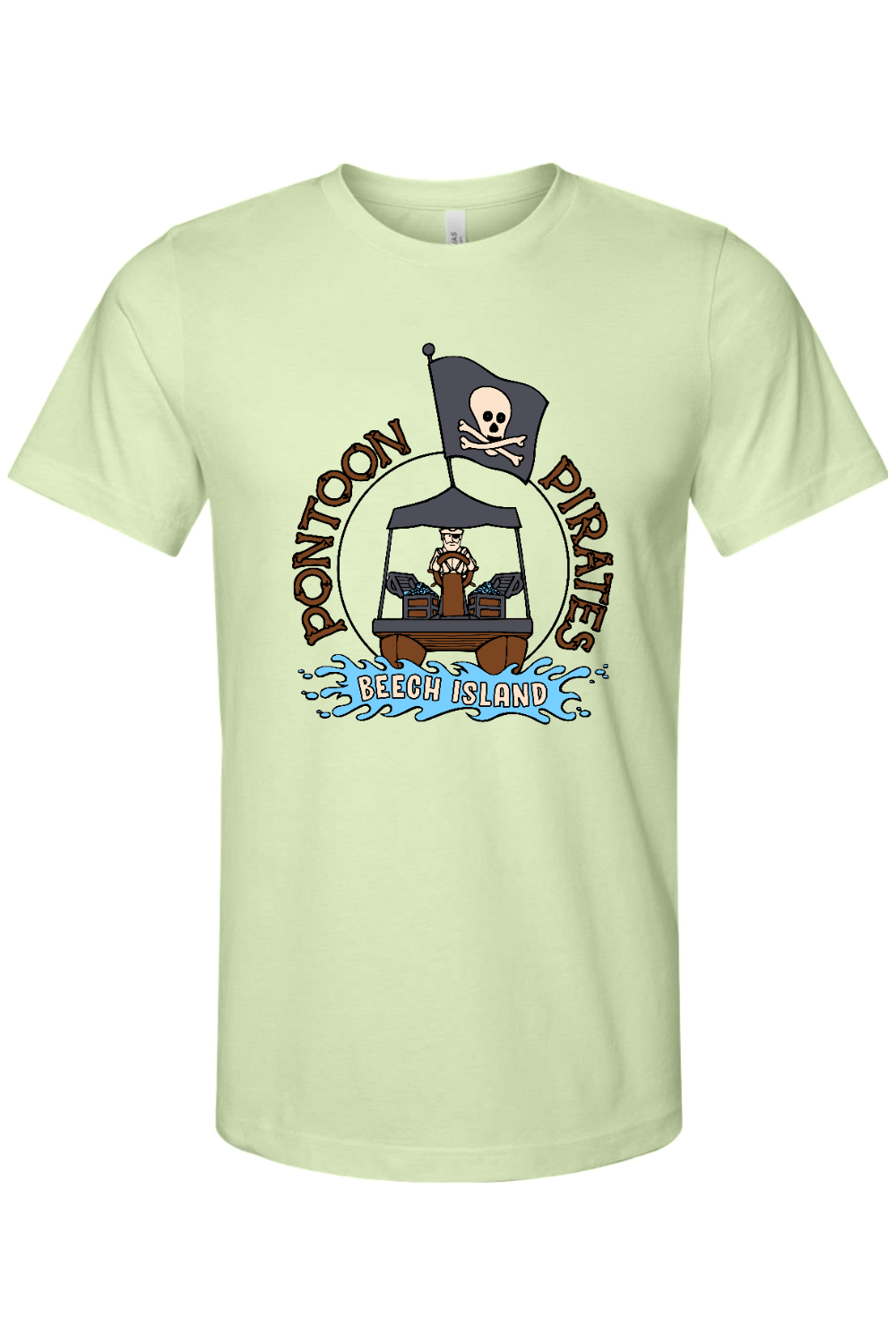 Pontoon Pirates Bella + Canvas Jersey Tee