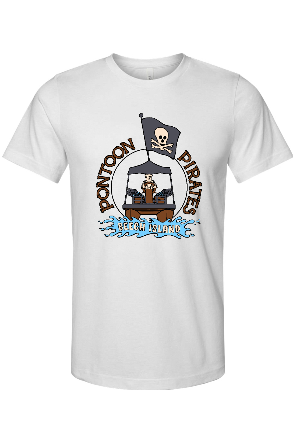 Pontoon Pirates Bella + Canvas Jersey Tee